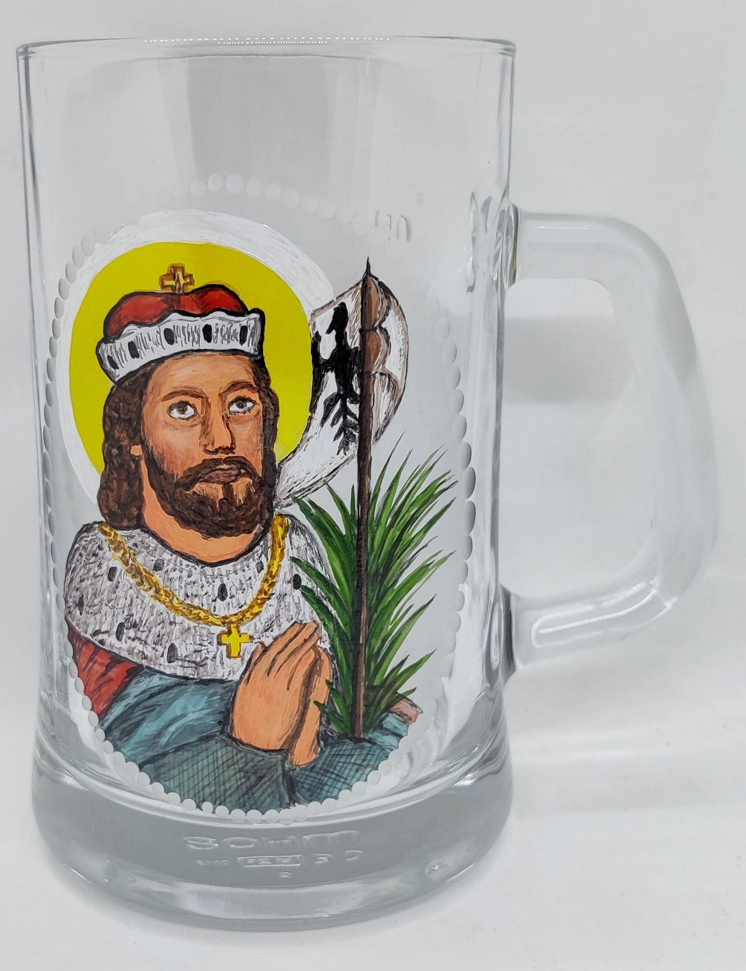 Portréty sklenice na pivo