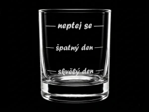 Sklenice na whisky 1ks / Dobrý den