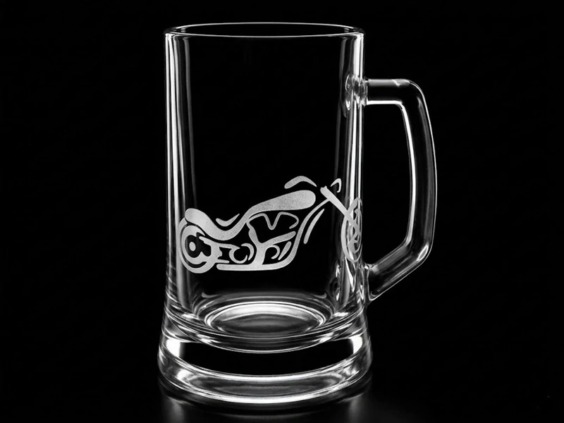 Sklenice na pivo s uchem motiv ČOPR