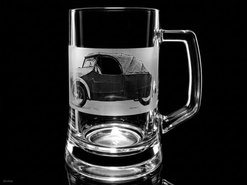 Sklenice na pivo s uchem / VELOREX