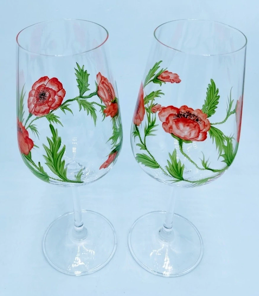 Sklenice na víno VLČÍ MÁK