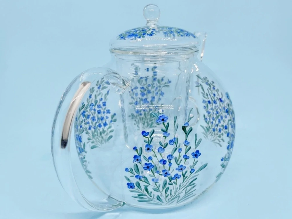 Varná konvička na čaj s nálevkou POMNĚNKY