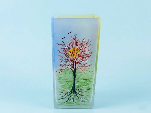 Skleněná lampa 4 ROČNÍ OBDOBÍ