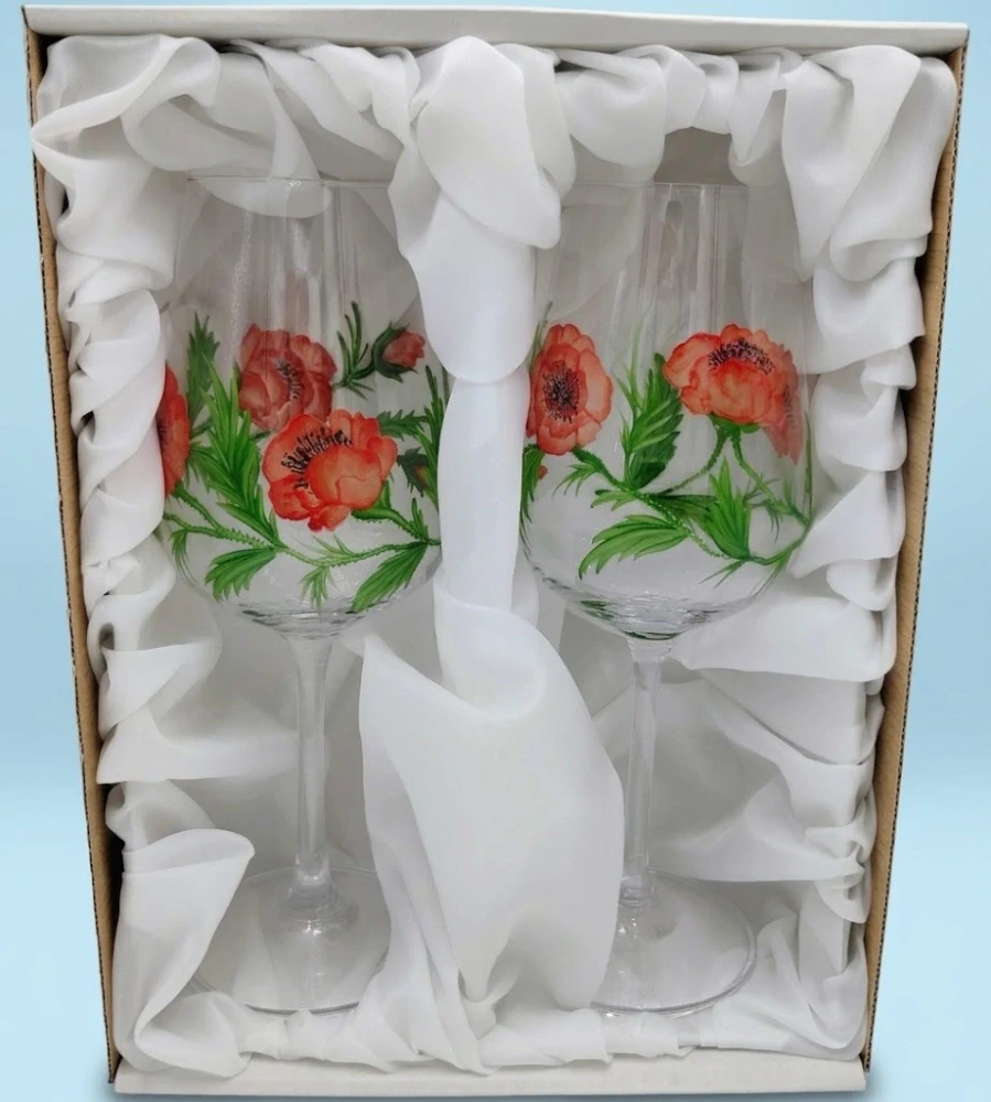 Sklenice na víno VLČÍ MÁK