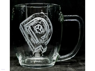 Sklenice na pivo s uchem DEEP PURPLE